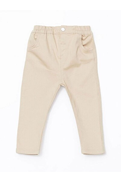 LC Waikiki Lcw Baby Yellow Crew Neck Baby Boy Knitwear Sweater and Pants 2-Piece Set