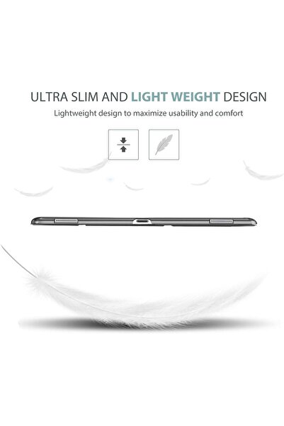 PROCASE iPad Pro 12.9 Case (2015/2017) Ultra Slim Translucent Frosted Back - Black