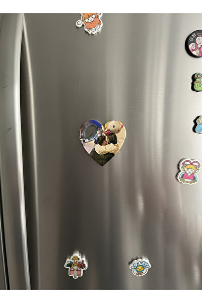 Grafik Le Reklam Baskı Merkezi Sevgiliye Özel Kalp Şekilli Fotoğraf Baskılı A...