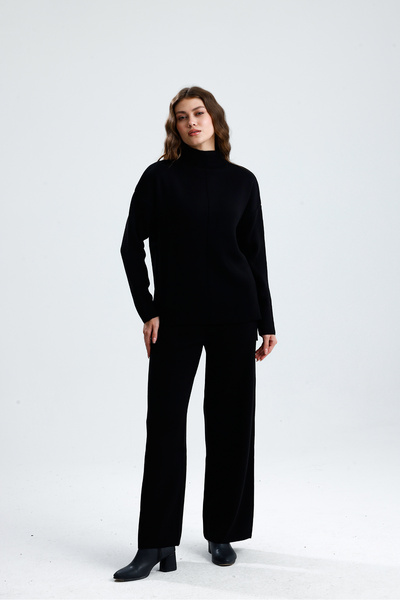 jöns since 1997 Women's Sweater and Pants Basic Knitwear Two-Piece Set