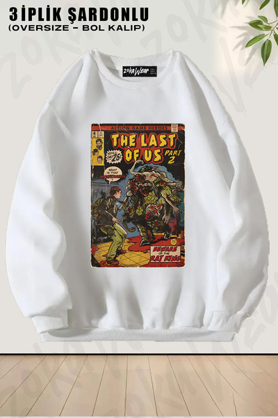 ZOKAWEAR Unisex Loose Fit The Last Of Us 2 Rat King Fan Art cu imprimeu Desig...