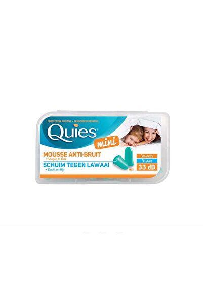 Quies 3 pairs of foam earplugs for smaller ear canals including children