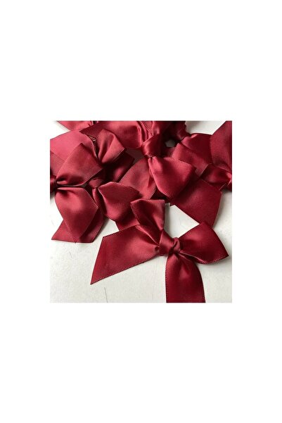 Vipfoni Hazır Fiyonk Sade Minik Saten Kurdele 2 cm 25 Adet