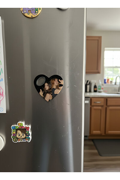 Grafik Le Reklam Baskı Merkezi En Yakın Arkadaşa Hediye Kalp Şekilli Açacaklı...