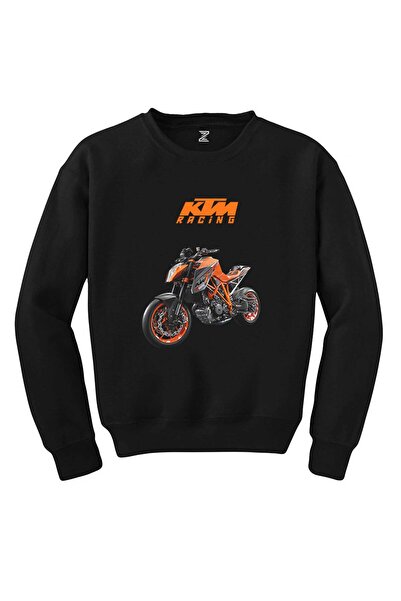 WAKHA KTM 1290 سويت شيرت سوبر ديوك ريسينغ أسود