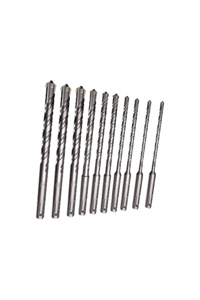 Rodex 5 Pieces, SDS Drill Bit With Carbide Tip And Cross Head 210*10Mm (Ompc1...