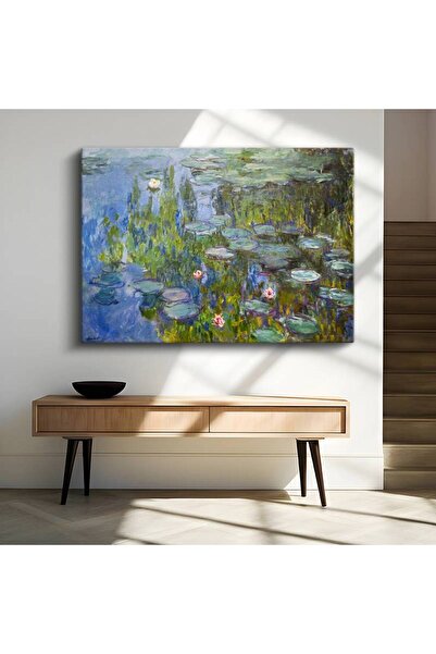 Genel Markalar Claude Monet Nilüferler Su Çiçekleri Kanvas Tablo Duvar Tablos...