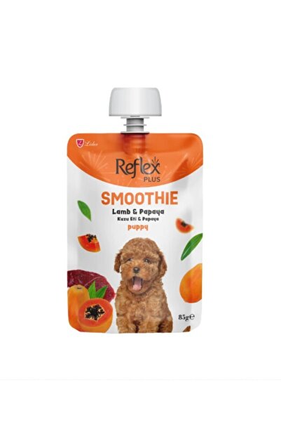 Reflex Plus Smoothie Kuzu Etli ve Papayalı Yavru Köpek Ödül Maması 85 Gr