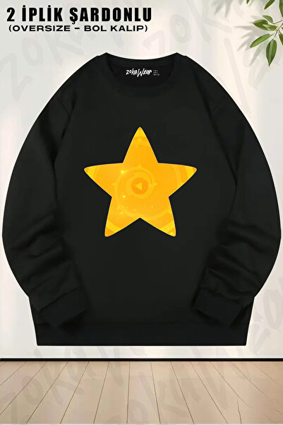 ZOKAWEAR سويت شيرت بتصميم فضفاض للجنسين من Steven Universe Star مطبوع Design ...