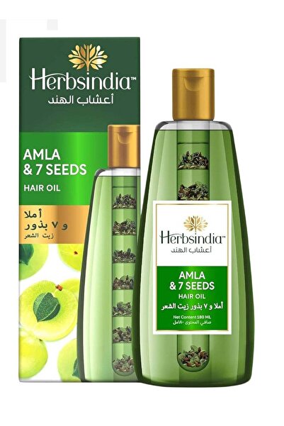 Herbsindia زيت شعر أعشاب الهند بالأملا وسبع بذور 280 مل