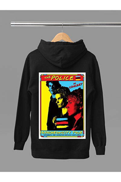 MAGORS سترة روك قطنية مطبوعة بأكمام طويلة من THE POLICE مبطن بالصوف مكونة من ...