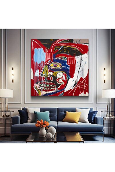 TosbArt Kırmızı Maske Sanat Kanvas Tablo Sanat Tablosu Ressam Tablosu