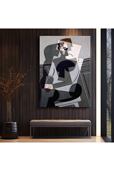 gurbaart Pablo Picasso Kübist Portre Sanat Kompozisyonu Kanvas Tablo Duvar Ta...