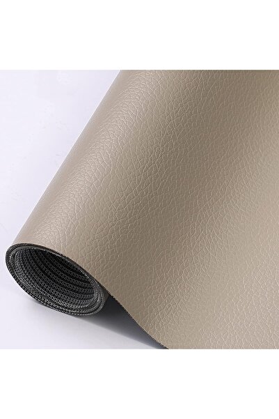 LUXER Self-adhesive Eco-leather Film for Sofa, Chair, Car Reconditioning, 137x60 cm, Sand Grey