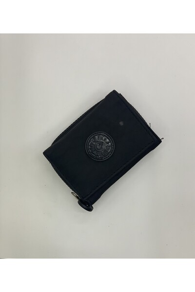 PurpleART Women's Crinkle Fabric Small Wallet 8X11Cm