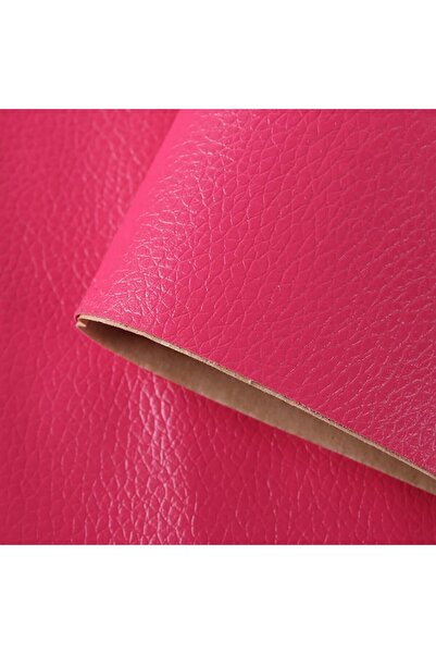 LUXER Self-adhesive Eco-leather Film for Sofa, Chair, Car Reconditioning, 137x60 cm, Rose Red