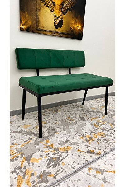 YILDIZ siyah metal sırtlı bench mutfak bankı yemek masası bench antre