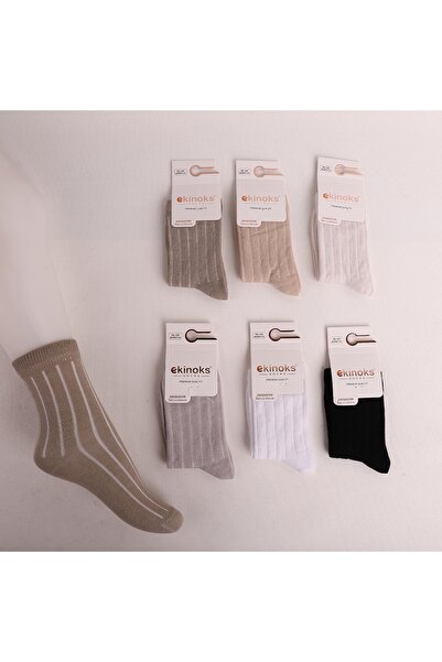 DRESSY LIFE 6-пакет безшевни, подходящи за пране сезонни детски чорапи, унисекс чорапи