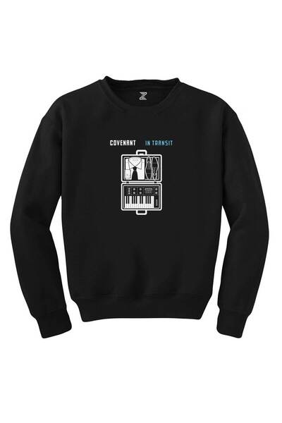 WAKHA سويت شيرت أسود من كوفينانت إن ترانزيت