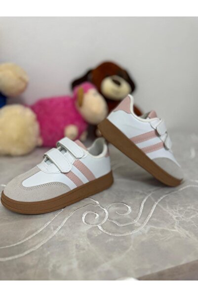 Parparastil Ministep Powder Unisex Children's Sports Shoes Velcro Fastener Comfortable and Stylish Casual Sneaker