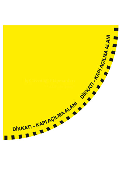 Dekori_Zemin Uyarı Etiketi(Kapı Açılma Alanı)80x80cm