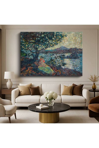 TosbArt Henri Martin Sahil Deniz Manzarası Kanvas Tablo Sanat Tablosu Ressam ...