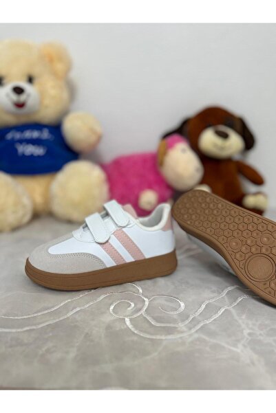 Parparastil Ministep Powder Unisex Children's Sports Shoes Velcro Fastener Comfortable and Stylish Casual Sneaker