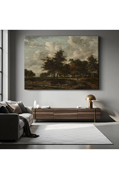 GülsenArt Jacob van Ruisdael Peisaj forestier Tablou pe pânză Pictură murală ...