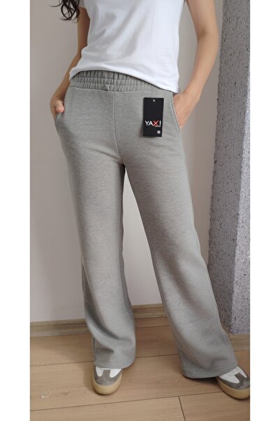 moda felinya Women's Three-Thread Is Flared I Tracksuit Bottoms