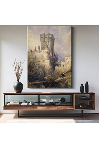 GülsenArt J.M.W. Turner Segovia Castelul Istoric Tablou pe pânză Pictură mura...