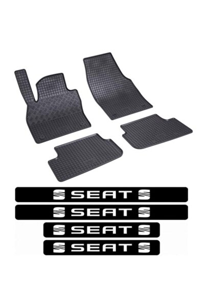 Rigum Covorașe auto Seat Arona (06.2017 - prezent) cu 4 autocolante pentru pr...