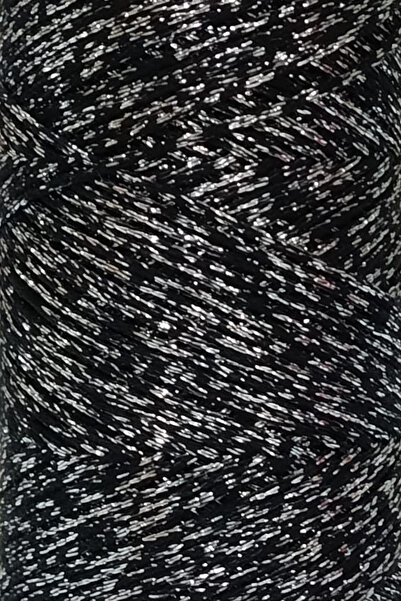 Bevella Macrame Cord Ultra Shiny 2 mm Burgundy Silver Macrame Cord 200 Gr