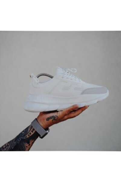 DCF68 ADIDAS SNEAKERS CHAIN REACTION WHITE-GRAY ABCR2(055-2)