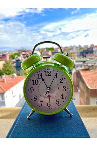 üçgendükkan Alarmlı ve Işıklı Masa Saati