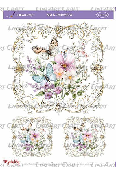 LİNEART Sulu Transfer Kağıdı LNT-569 25x35 cm