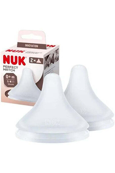 Nuk baby perfect match silicon nipple teat 0+month small 2 pc