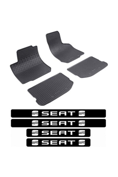 Rigum Covorașe auto Seat Leon I (1M) Hatchback 1999-2005 cu set de 4 autocola...
