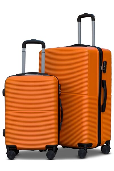 ZAAPPY مجموعة من قطعتين من حقائب السفر المصنوعة من مادة ABS خفيفة الوزن ذات ا...