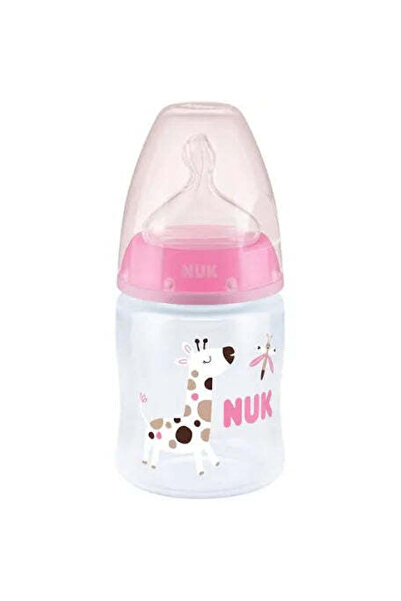 Nuk baby first choice no colic pink plastic bottle 150ml