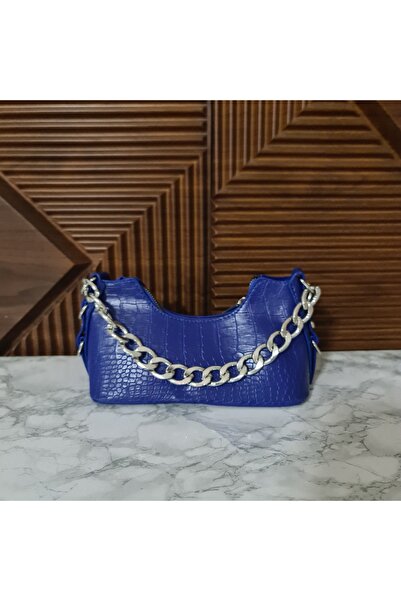ERGİNCİ HOME Μεταλλική αλυσίδα με λεπτομέρειες από κροκόδειλο, τσάντα ώμου κα...