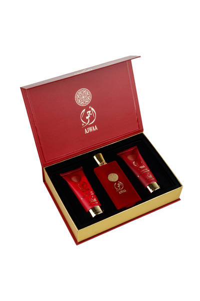 Nusuk Ajwaa Gift Set - 100ml eau de parfum, 100ml shower gel and 100ml body lotion
