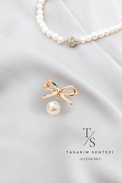 Tasarım Sentezi Broş Metal Rozet Fiyonk Kurdele İncili Yaka Kıyafet Eşarp Fular Atkı Şal Takı Aksesuar Hediye