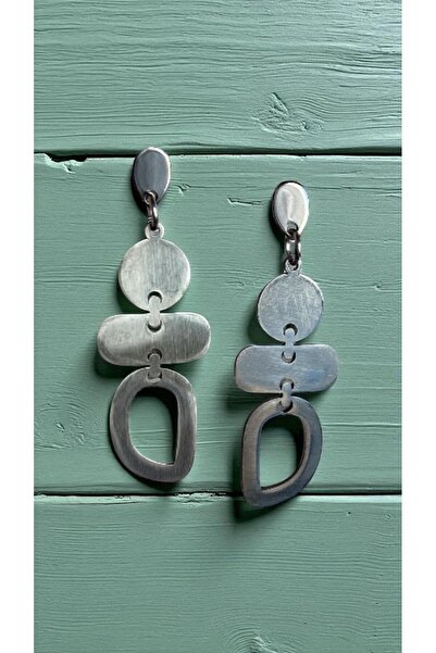 Bensei Takı Dükkanı Bensei Dangle Steel Earrings