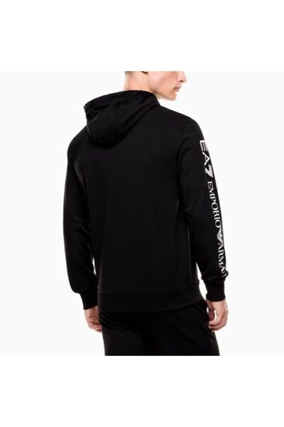EA7 Bluză cu fermoar TRAIN LOGO SERIES M HOODIE FZ EXTENDED LOGO COFT CC