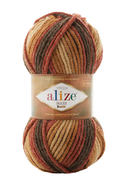 Alize صبغة سوبرلينا ماكسي باتيك تابا جولكوروس باتيك قطعة واحدة اللون: 7784