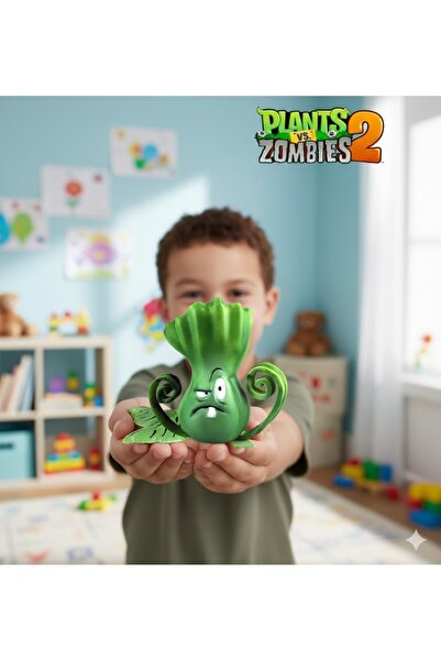 Goplast Premium Plants Vs Zombies Bonk Choy and Gatling Pea Character 2 Pieces
