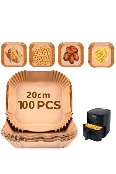 Generic MIXDE Air Fryer Paper - Food-Grade Safe & Eco-Friendly, Double-Sided Waterproof & Non-Stick, Virgin