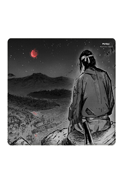 PORGE Musashi Special Edition Speed Mouse Pad 500x500x4 Mm E-sports Mouse Pad