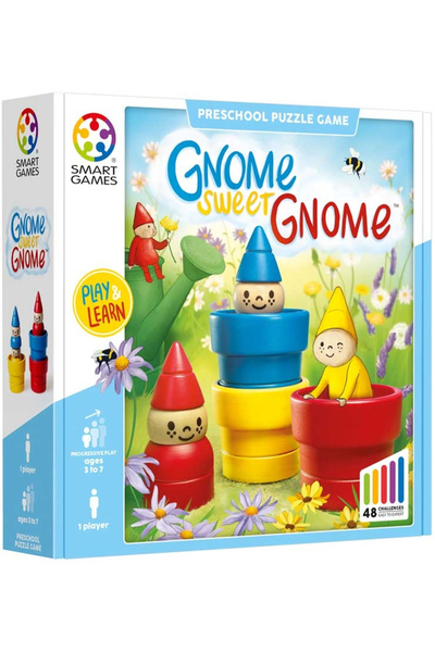 Smart Games Gnome Sweet Gnome Logic game with 48 challenges