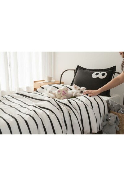 Comfort Craft Junior Duvet Cover Set Single Size Black